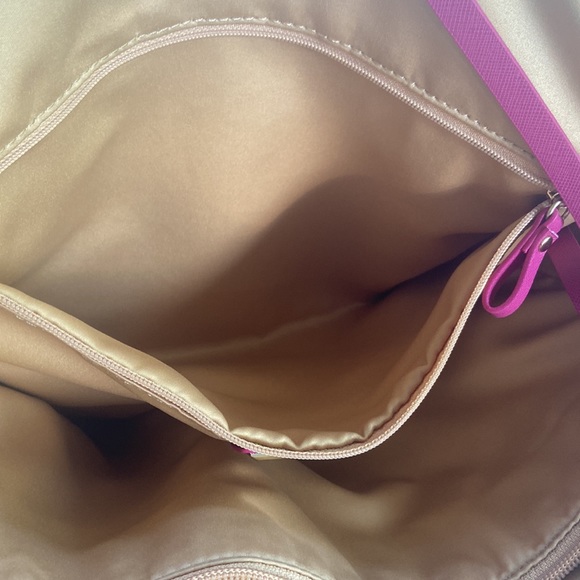 Coccinelle Codice Lavorazione No 8 Saffiano Leather Purse Pink Tote - Picture 10 of 16